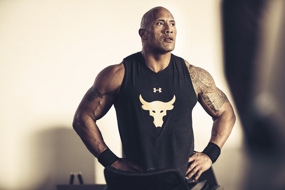 camisa under armour the rock