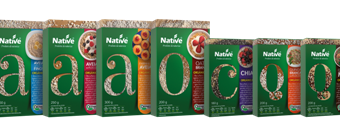 Embalagens da nova linha de cereais Native vencem 15º Prêmio ABRE da Embalagem Brasileira nas categorias “Design Gráfico de Alimentos Doces” e “Design Gráfico de Família de Produtos”
