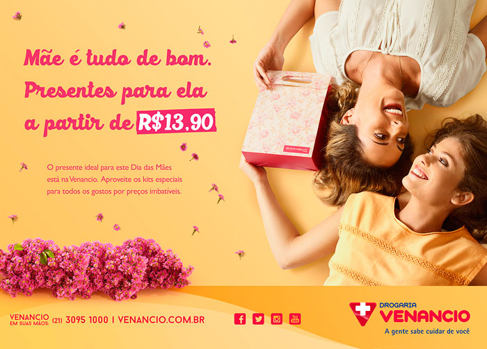 Drogaria Venancio lança campanha de Dia das Mães e inaugura Pop Up Store  para data | Portal da Propaganda