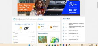 Campanha da GM para divulgar a tecnologia OnStar estreia no site da Climatempo